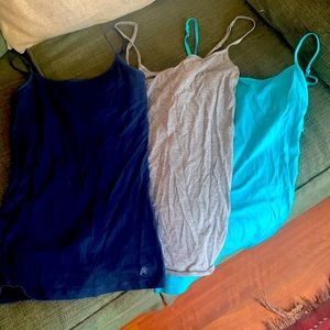 Bundle of three Aeropostale Cotten camisoles